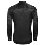 Men's satin dress shirt, view 4 - MRSLM