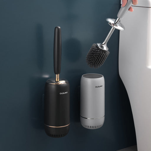 Wall-mounted silicone toilet brush - MRSLM