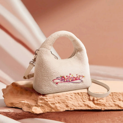 plush dumpling crossbody handbag - MRSLM