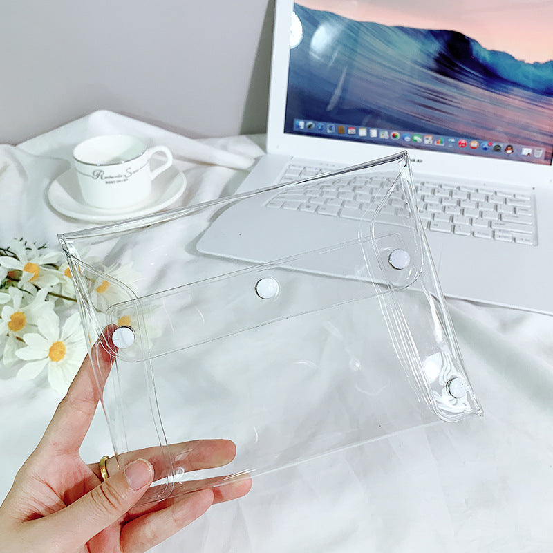 transparent pvc cosmetic bag, view 8 - MRSLM