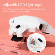 eyelash extension magnifying glass, view 5 - MRSLM
