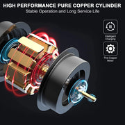 cordless 150 psi portable air compressor, view 5 - MRSLM