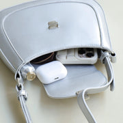 Vegan leather shoulder bag, view 7 - MRSLM