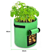 felt plant grow bags, view 5 - MRSLM