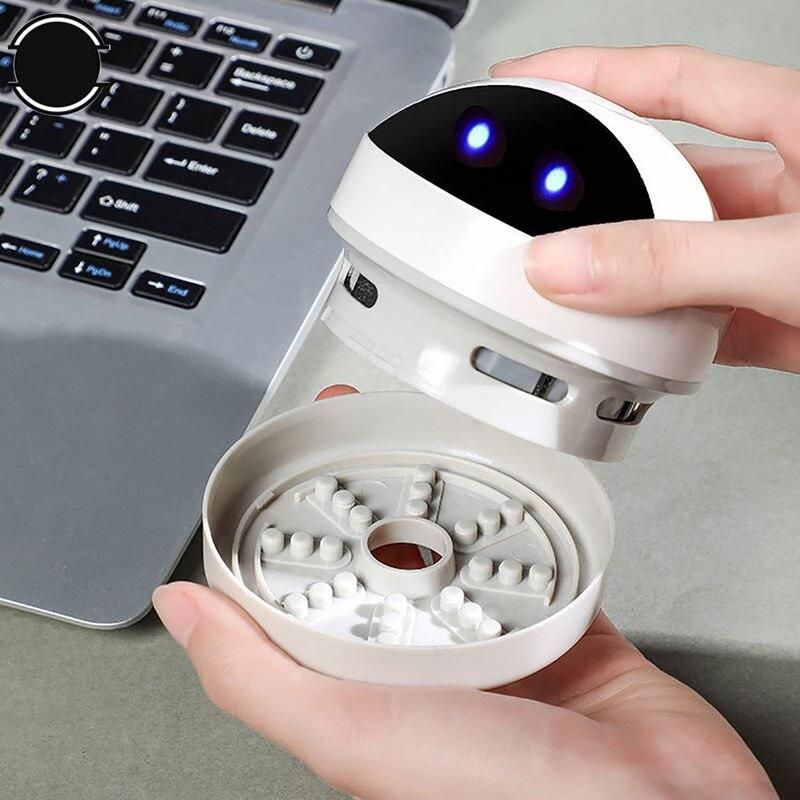 portable mini desktop vacuum, view 7 - MRSLM