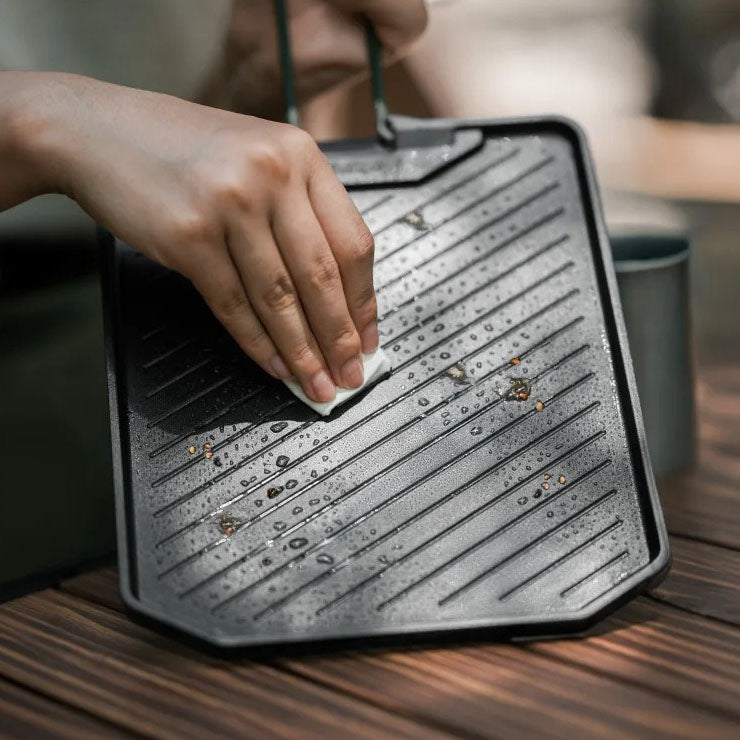 Outdoor camping griddle grill plate, view 7 - MRSLM