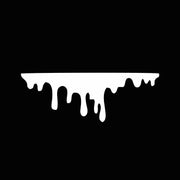 red bleeding effect car decal, view 2 - MRSLM