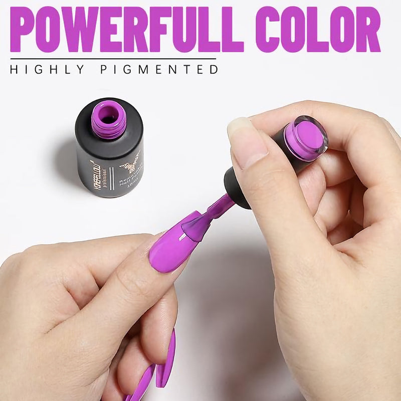 violet gel nail polish, view 6 - MRSLM