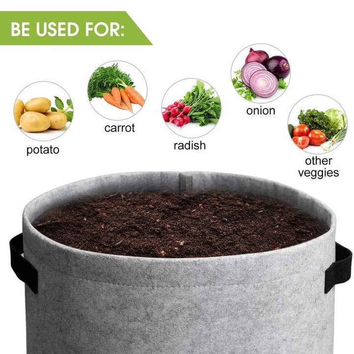 Multi-Size Felt Plant Grow Bags