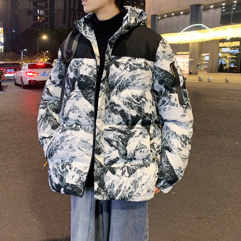 men's winter down cotton jacket, view 4 - MRSLM