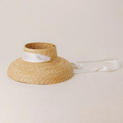 wide brim summer beach straw hat, view 3 - MRSLM