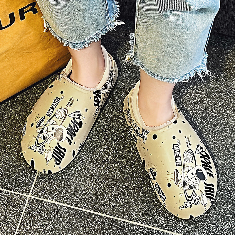 winter plush warm slippers, view 4 - MRSLM