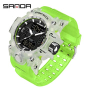Dual display sports watch for men, view 10 - MRSLM