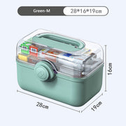 family medicine organizer box, view 5 - MRSLM