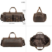 Leather handheld travel bag, view 4 - MRSLM