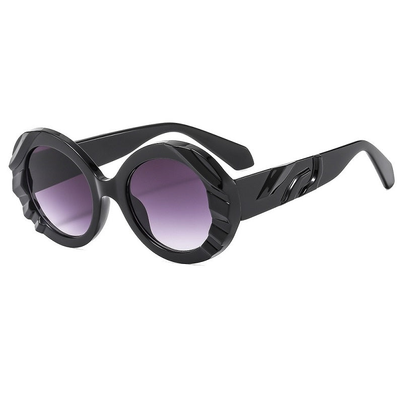 vintage round sunglasses, view 3 - MRSLM