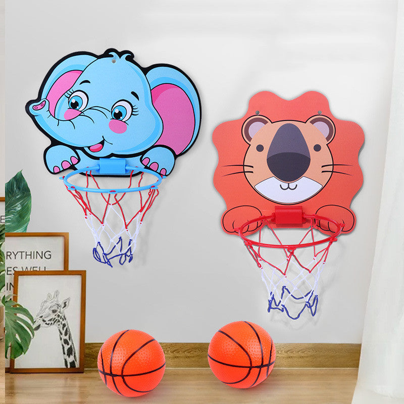 kids cartoon animal basketball hoop kit - MRSLM