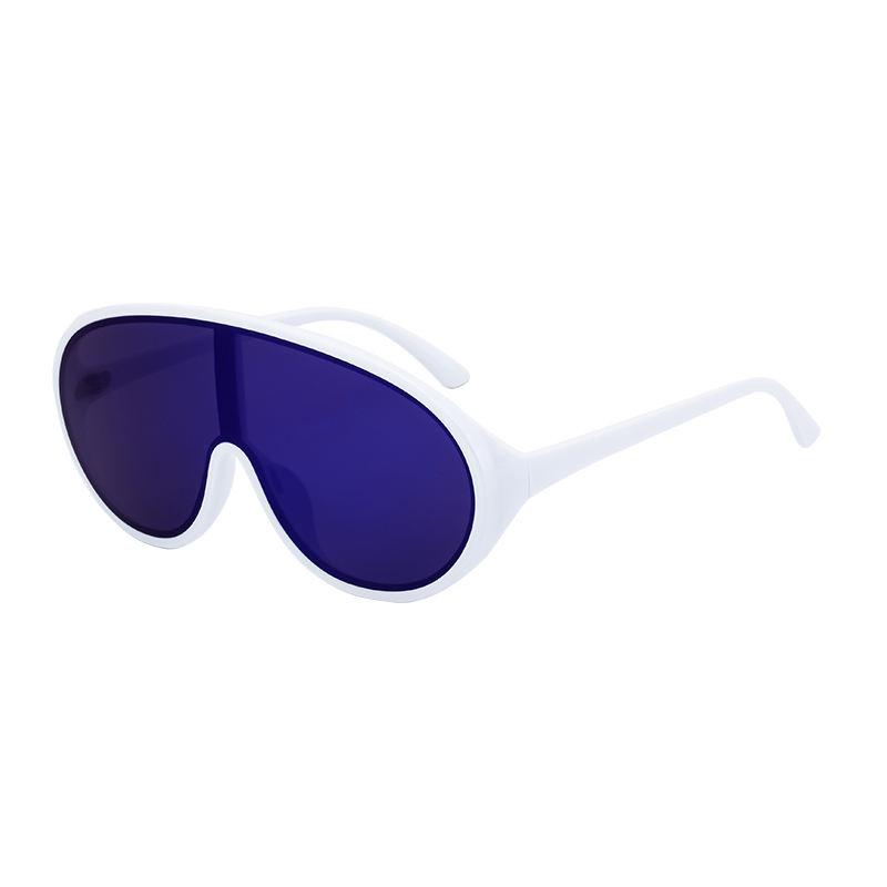 oversized shield sunglasses, view 5 - MRSLM