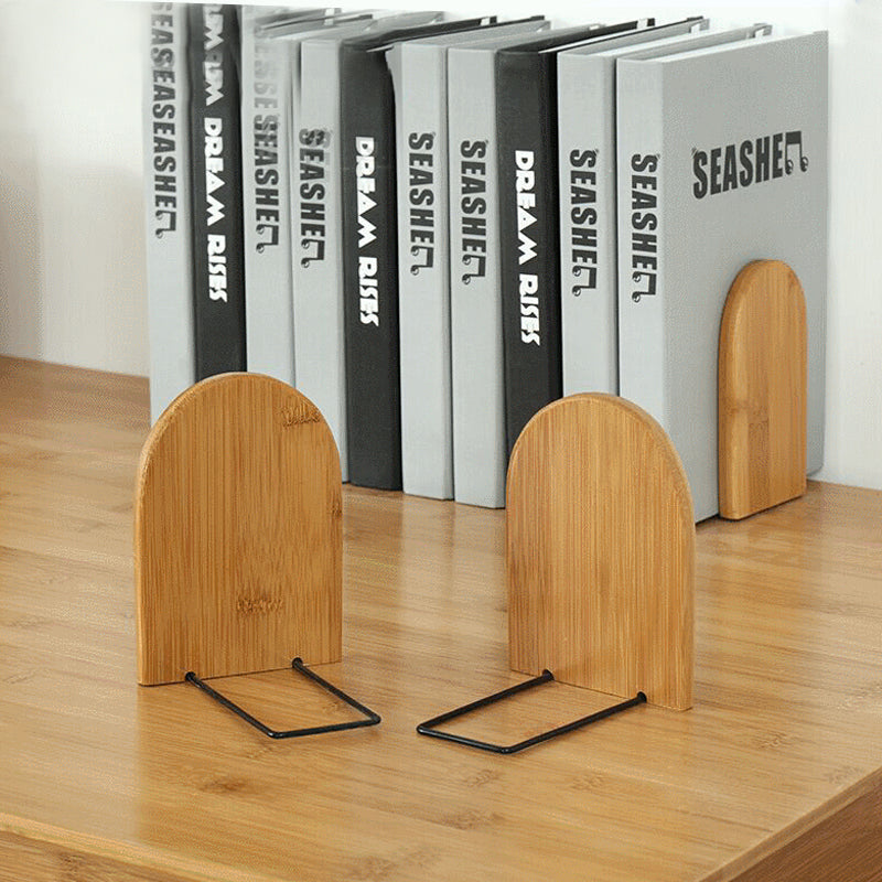 bamboo book stand, view 4 - MRSLM