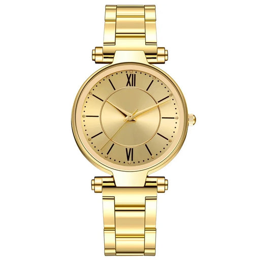 rose gold women's quartz watch, view 6 - MRSLM