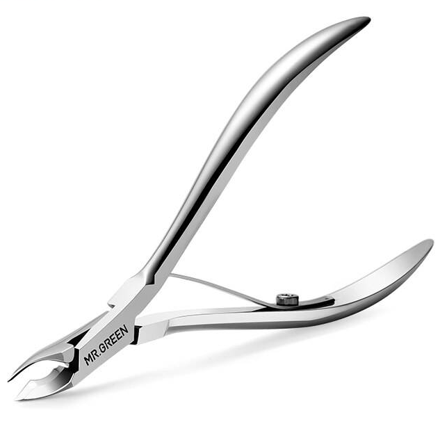 stainless steel nail cuticle nipper, view 2 - MRSLM
