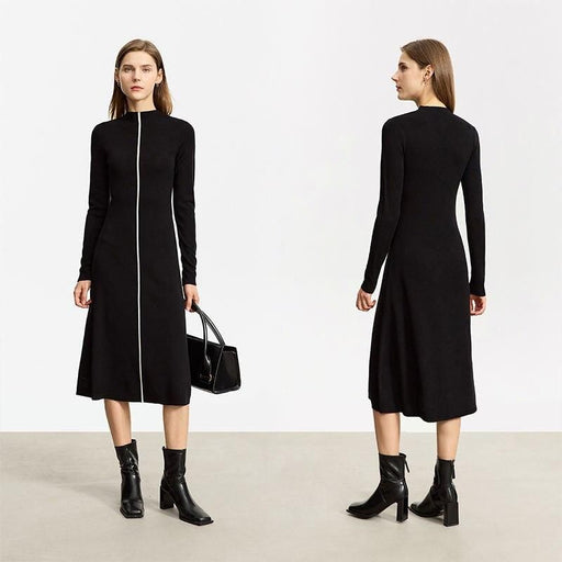 A-line sweater dress, view 2 - MRSLM