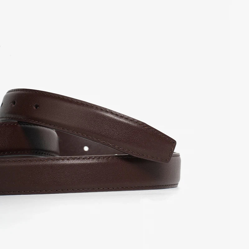 women's genuine cow leather belt, view 8 - MRSLM