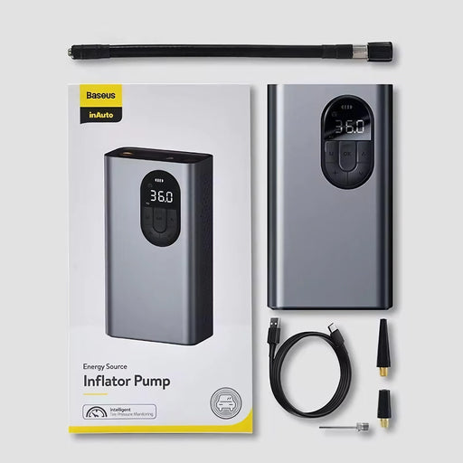 portable motorcycle air compressor, view 2 - MRSLM