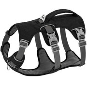 reflective nylon dog harness with handle, view 2 - MRSLM