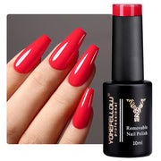bright red gel nail polish - MRSLM