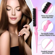 9-piece hair styling comb set, view 4 - MRSLM