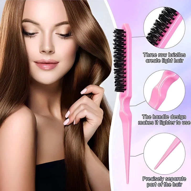 9-piece hair styling comb set, view 4 - MRSLM