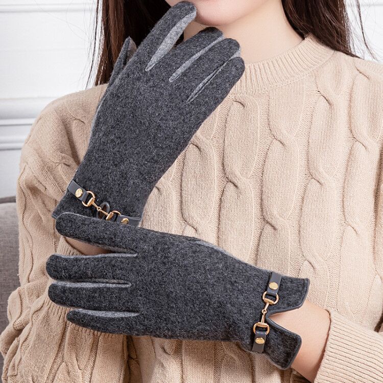 women's autumn winter cashmere gloves - MRSLM