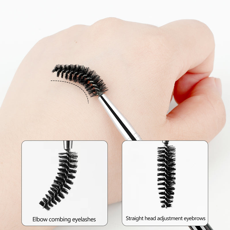 dual-ended eyebrow brush and eyelash comb, view 8 - MRSLM
