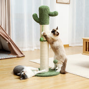 cactus cat scratching post, view 4 - MRSLM