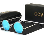 steampunk round polarized sunglasses, view 2 - MRSLM