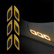 Car door reflective sticker set, view 5 - MRSLM