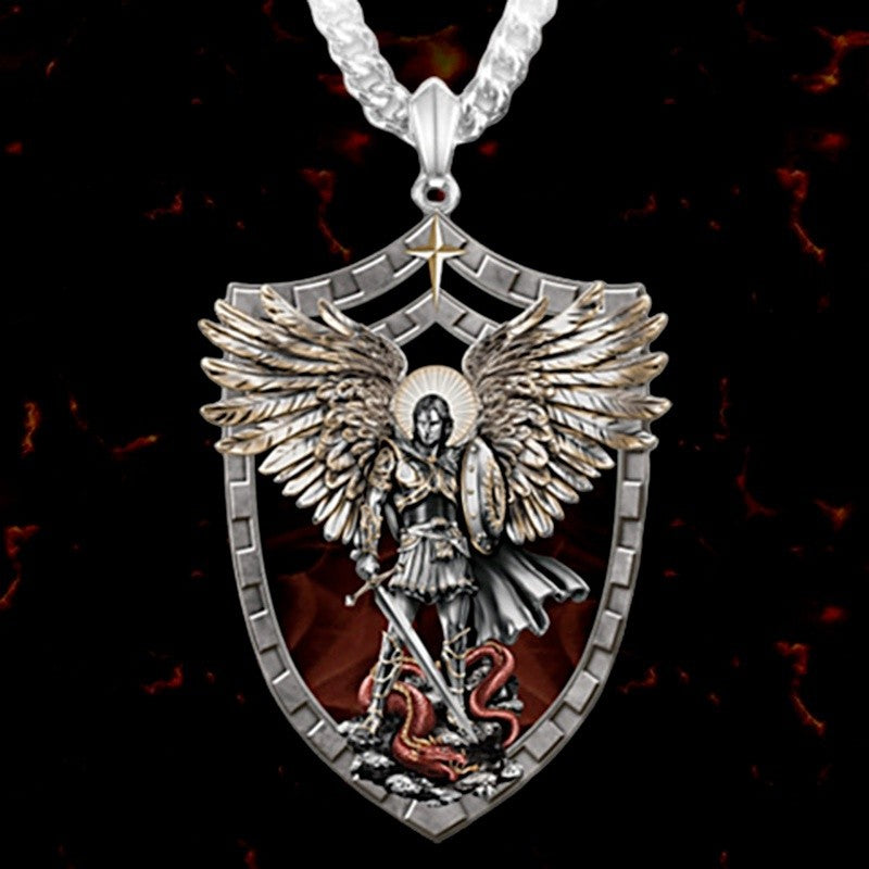 guardian angel pendant necklace - MRSLM