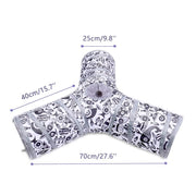 foldable pet cat tunnel, view 2 - MRSLM