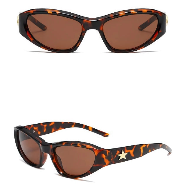 vintage cat eye steampunk sunglasses, view 15 - MRSLM