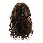 12-inch wavy claw clip ponytail extension, view 4 - MRSLM