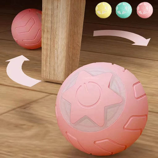 interactive smart rolling ball toy for cats and puppies - MRSLM