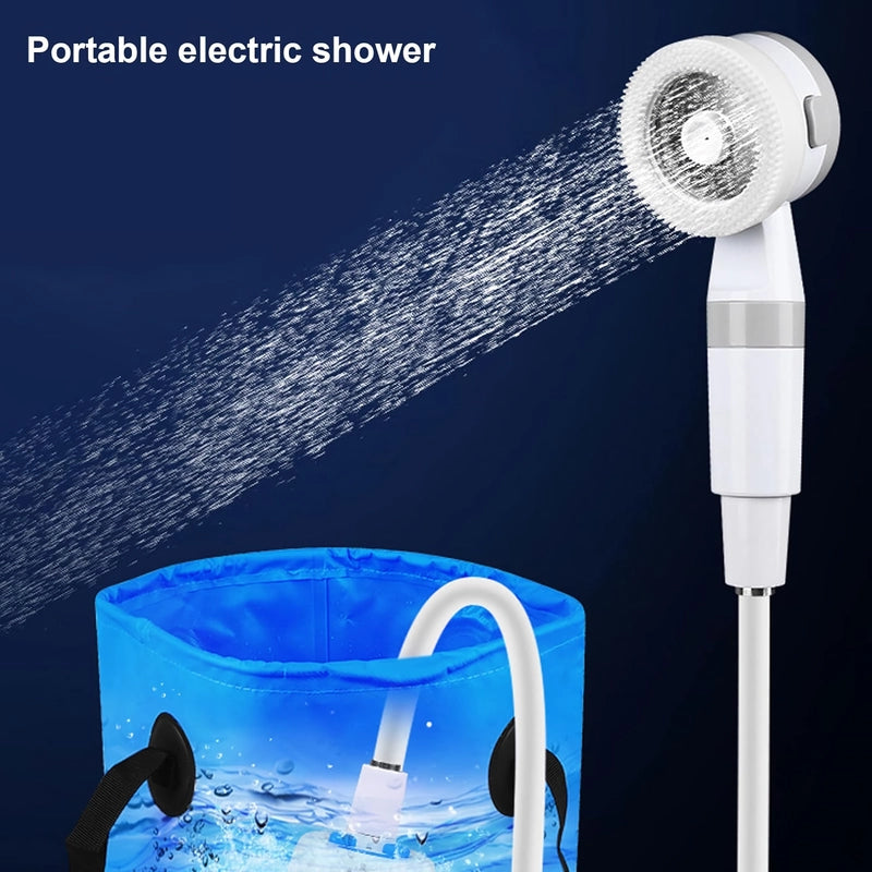 portable outdoor camping shower set, view 2 - MRSLM