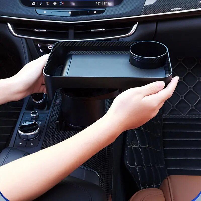 adjustable car cup holder tray, view 5 - MRSLM