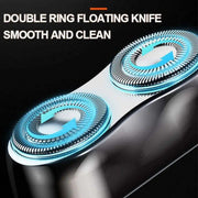 portable double head electric shaver, view 9 - MRSLM