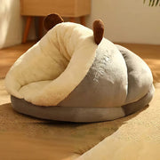slipper-shaped small dog kennel bed, view 6 - MRSLM