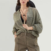 sequin linen cardigan - MRSLM