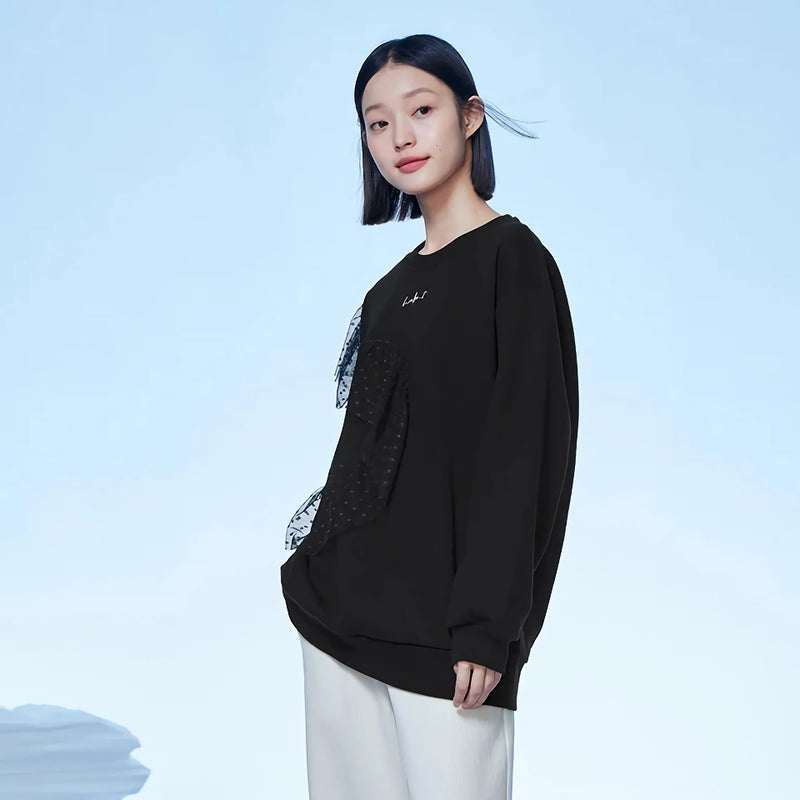 mid-length fleece sweatshirt, view 7 - MRSLM