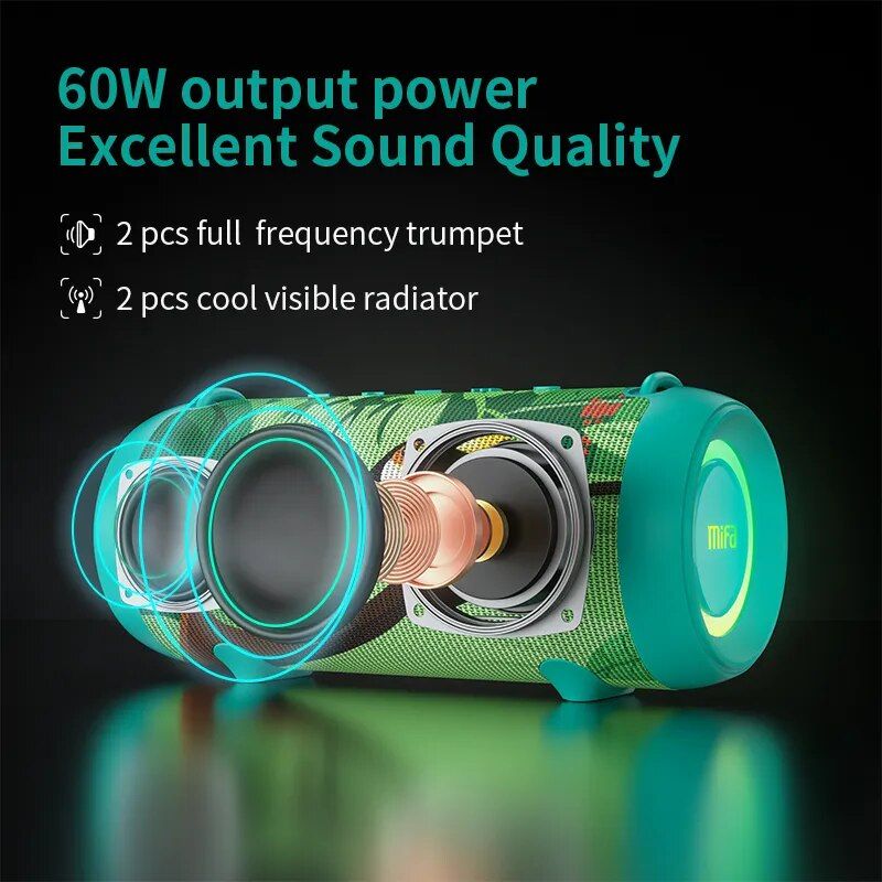60W portable Bluetooth speaker, view 4 - MRSLM