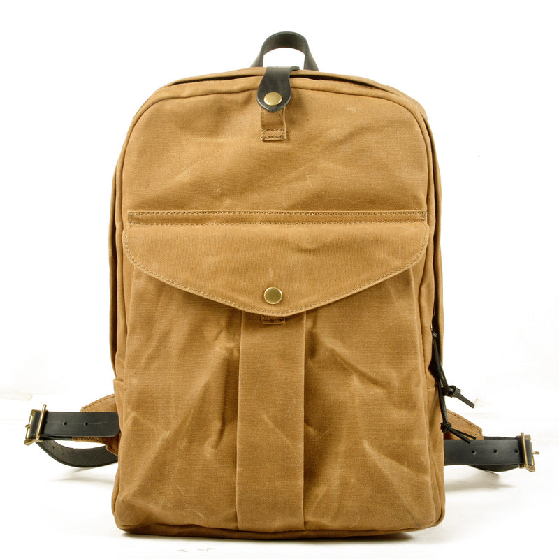 Retro canvas backpack, view 8 - MRSLM
